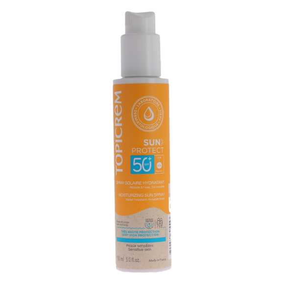 Sun protect spray solaire hydratant spf50+ Topicrem - spray de 150ml