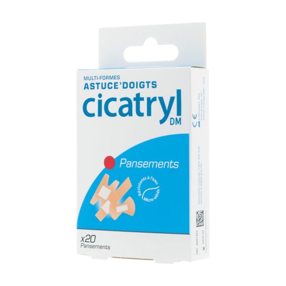Cicatryl pansements multi-formes - boîte de 20 pansements