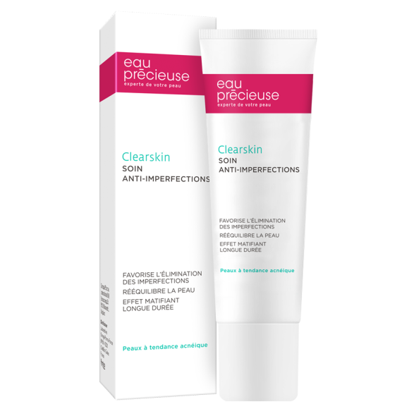 Soin anti-imperfections clearskin Eau précieuse - tube de 50 ml