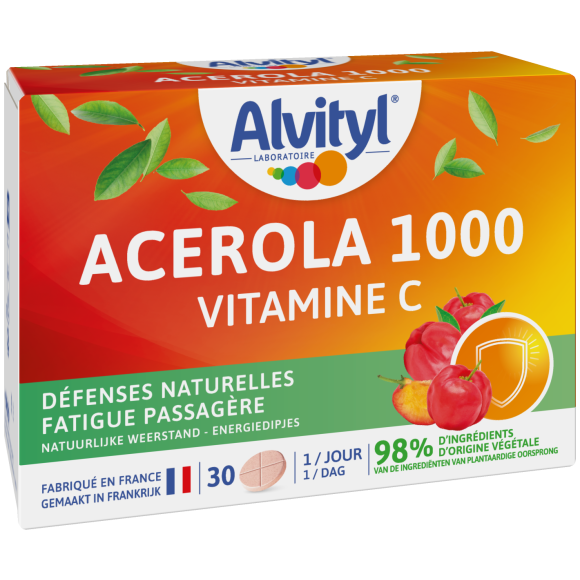 Alvityl Acérola 1000 vitamine C Urgo - boite de 30 comprimés