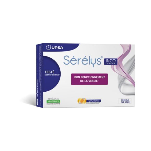 Sérélys inco control bon fonctionnement de la vessie Upsa - boite de 30 gélules