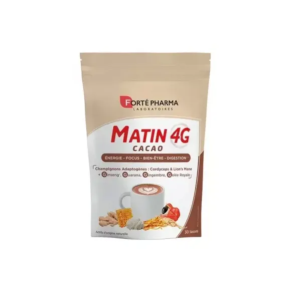 Matin 4G Cacao Forté Pharma - sachet de 150g (30 tasses)