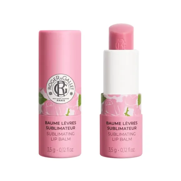 Baume à lèvres sublimateur Rose Roger & Gallet - stick de 3,5g