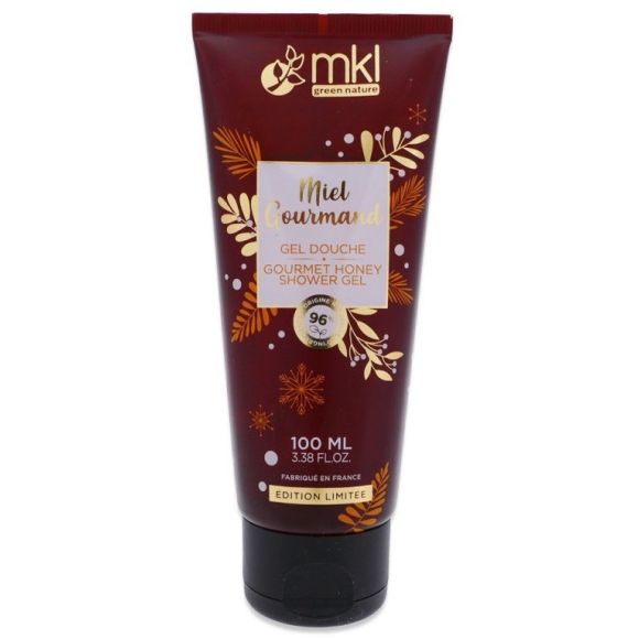 Gel douche miel gourmand édition limitée MKL Green Nature - tube de 100ml