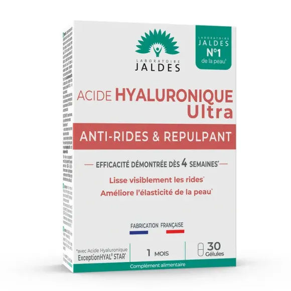 Collagène acide hyaluronique ultra anti-âge Jaldes - boîte de 30 gélules