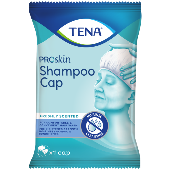 Shampoo Cap proskin Tena - 1 coiffe lavante jetable
