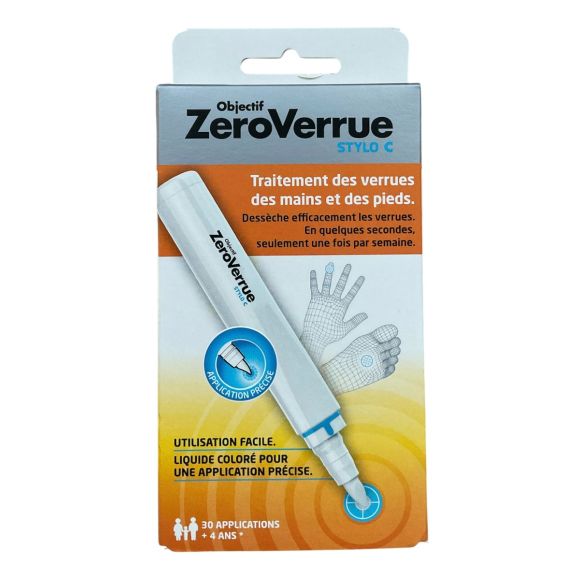 Objectif ZeroVerrue Stylo C mains et Pieds Viatris - 1 stylo de 3ml
