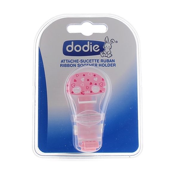 Attache-sucette ruban Dodie - 1 attache sucette