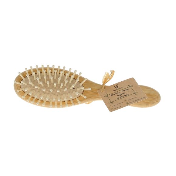 Brosse à cheveux enfants en bambou Cap Bambou - une brosse