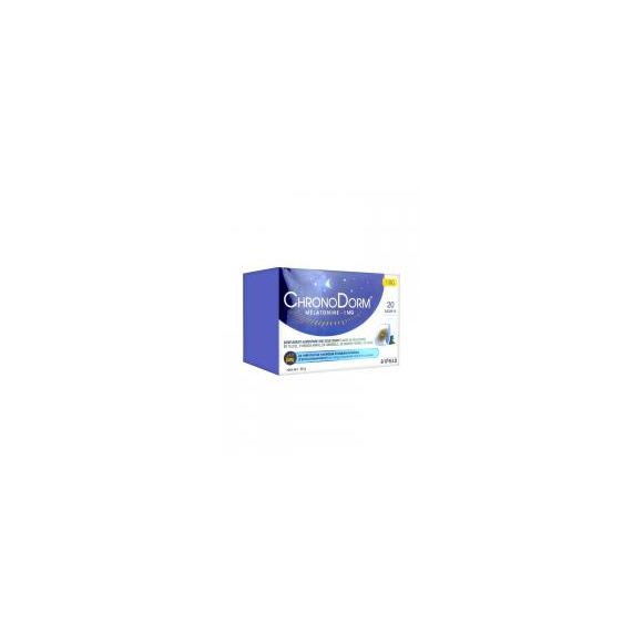 ChronoDorm mélatonine 1 mg Iprad santé - boite de 20 sachets