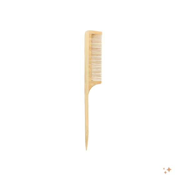 Peigne à queue en bamboo Cap Bambou - un peigne