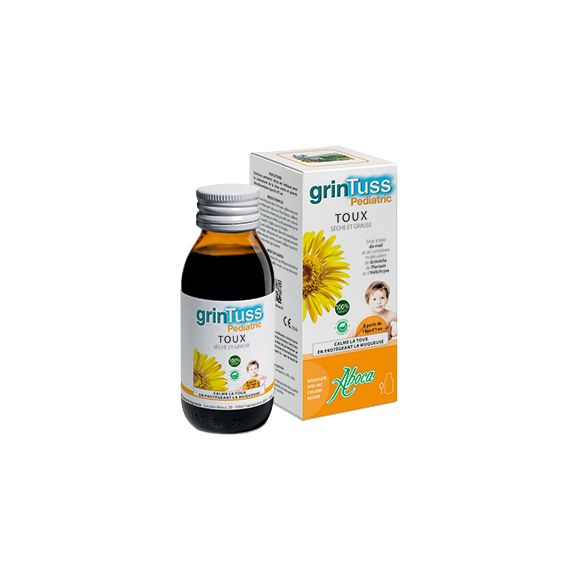 Grintuss pediatric toux sèche et grasse Aboca - flacon de 128 g
