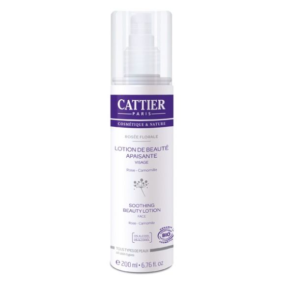 Lotion apaisante bio rosée florale Cattier - spray de 200 ml