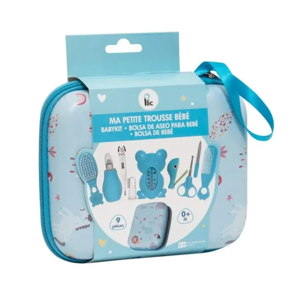 Ma petite trousse bébé trousse de soins bleu Plic - une trousse de 9 pièces