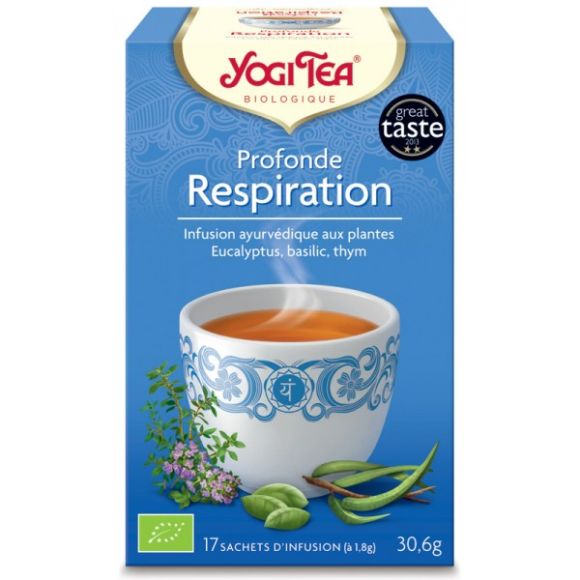 Profonde respiration BIO Yogi Tea - boite de 17 sachets 
