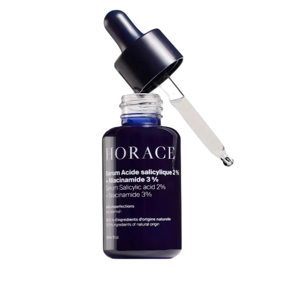 Sérum anti-imperfections acide salicylique + niacinamide Horace - flacon-pipette de 30ml