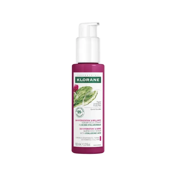 Sérum désaltérant au Figuier de Barbarie et acide hyaluronique Klorane - flacon-pompe de 100ml
