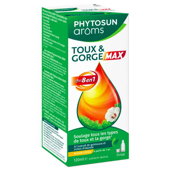 Sirop toux & gorge max Phytosun Aroms