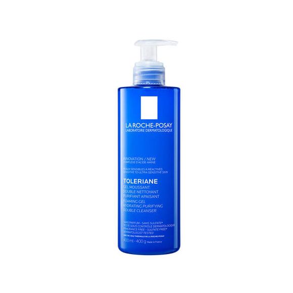 Tolériane Gel moussant double nettoyant La Roche-Posay - flacon-pompe de 400ml