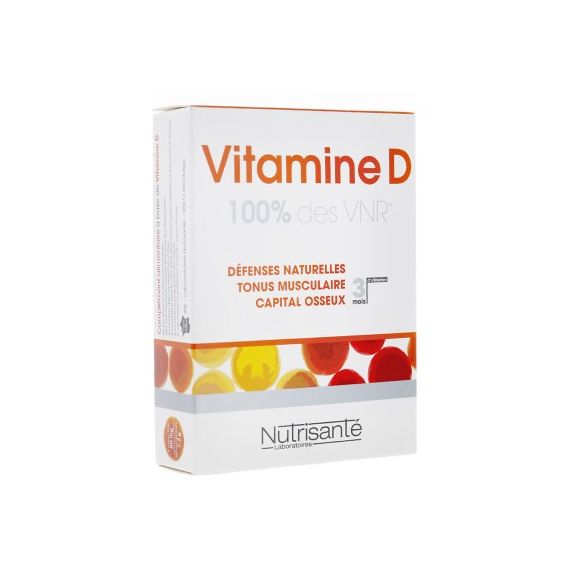 Vitamine D 80 mg Nutrisante - boite de 90 comprimés
