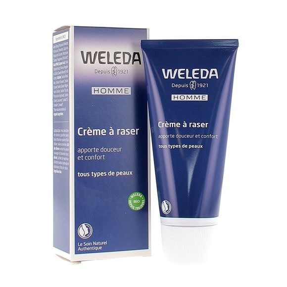 Crème à raser Weleda - tube de 75 ml