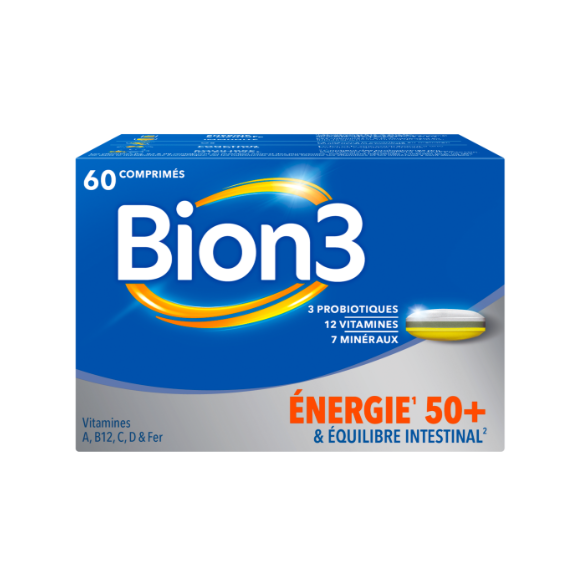 Bion 3 Energie 50+ et équilibre intestinal