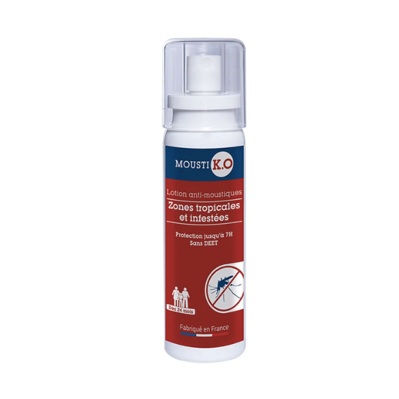 Mousti K.O lotion anti-moustiques Marque verte - flacon de 100ml