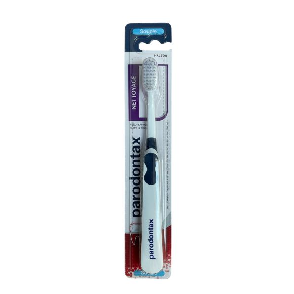 Nettoyage brosse à dents souple Parodontax - une brosse à dents 