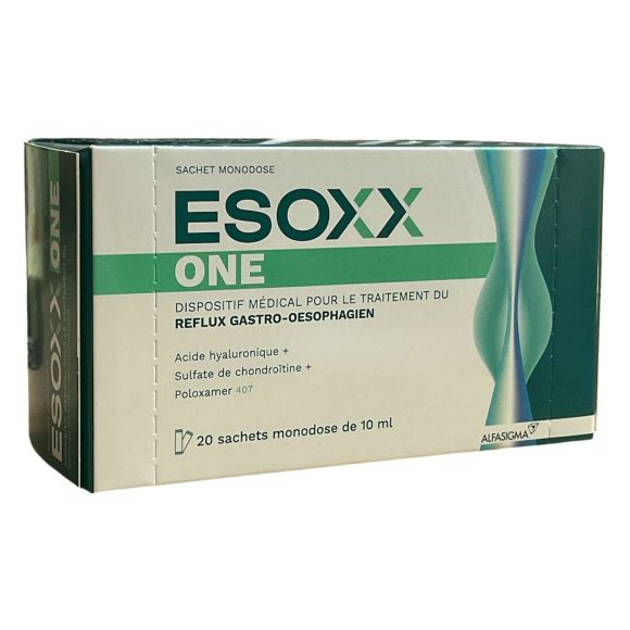 Esoxx one traitement du reflux gastro-oesophagien - boite de 20 sachets