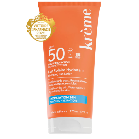 Lait solaire hydratant spf50 haute protection Krème - tube de 175ml