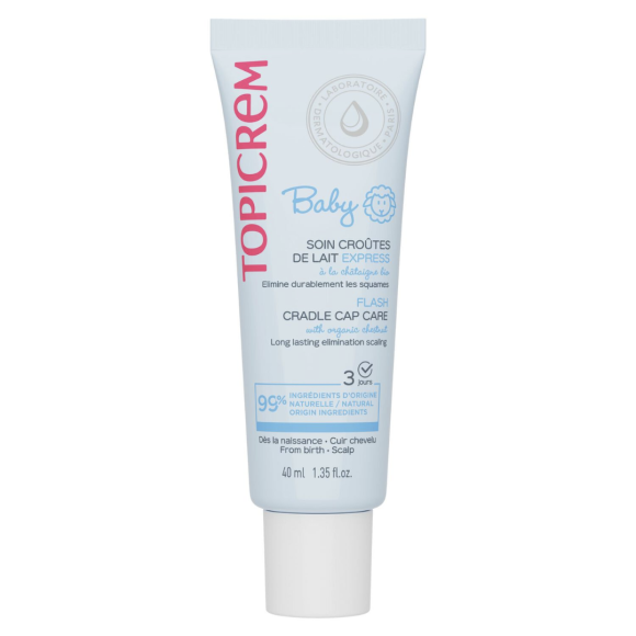 Soin des croûtes de lait express baby Topicrem - tube de 40ml