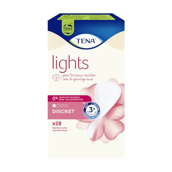Lights Protège slip discret Tena - boite de 28 protèges slips