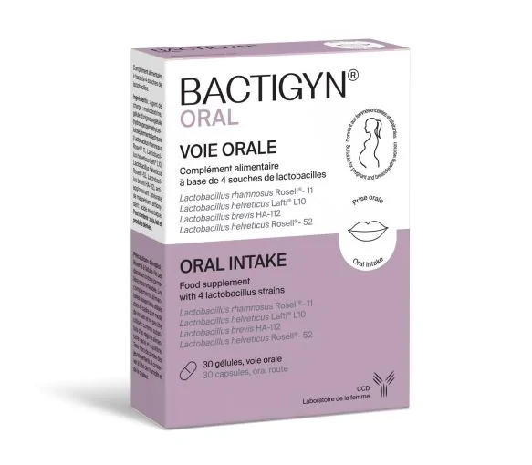 Bactigyn oral CCD - complément alimentaire flore vaginale